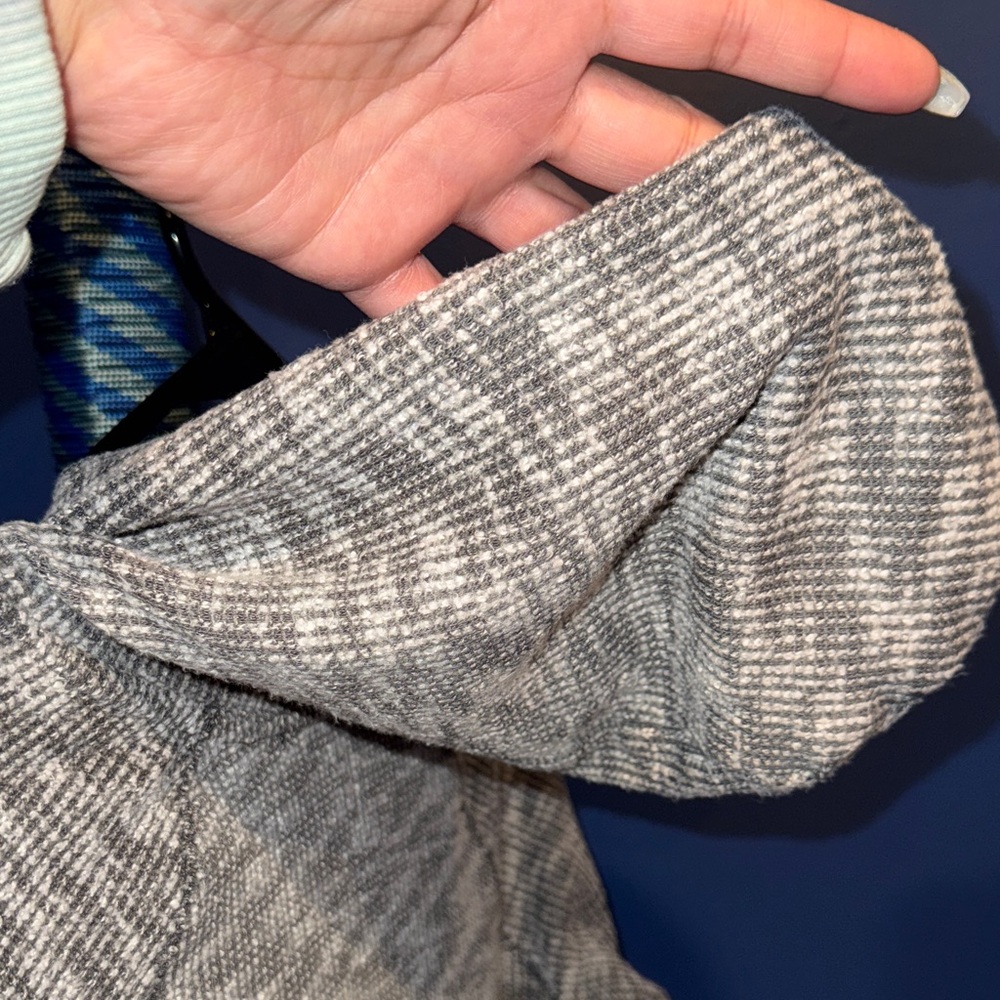 Inspired Hearta- Women’s Grey and White Striped Hoodie Size Large - Picture 13 of 15